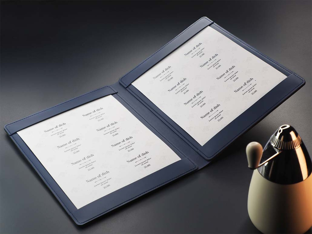 Logotrade promotional merchandise photo of: Menu cover Fine Dining 1061243